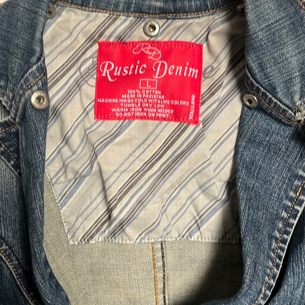 Rustic Denim jeans jacket 🆕🏷️ - Picture 8 of 10